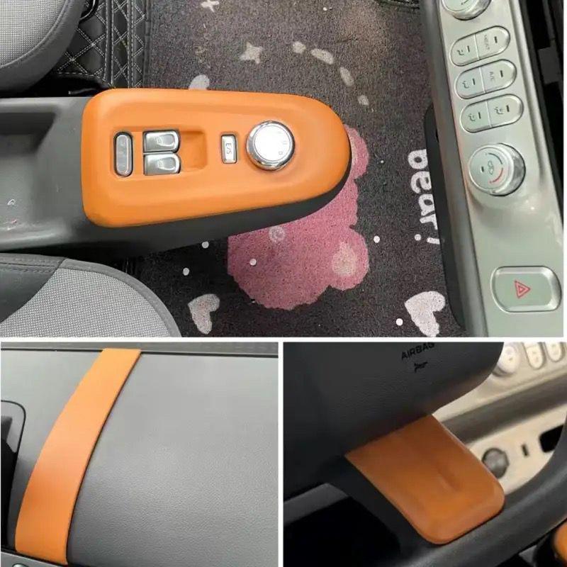 Changan Nuomi Yu Corn Gear Shift & Steering Wheel Console Green Decoration Sticker