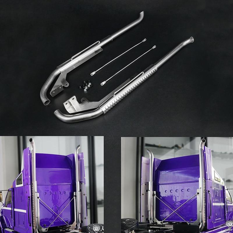 

Металева вихлопна труба для 1/14 TAMIYA RC Тягача Scania R620 R470 Metal Exhaust Chimney