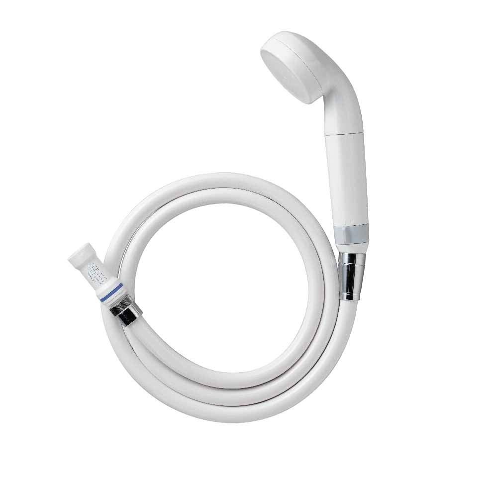 SANEI Water Purifying Fine Bubble Shower Set, Ultra-Fine Bubble Generation, Chlorine Removal, Made in Japan, PS7964-CT6A-MW2, White