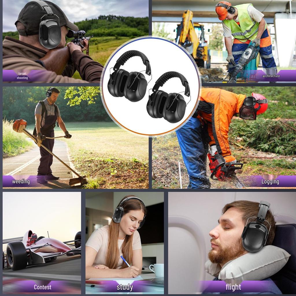 Geräuschunterdrückende Ohrenschützer für Schlaf und Arbeit