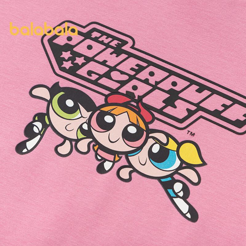 Tricou cu mânecă lungă Balabala Fetițele Powerpuff pentru copii