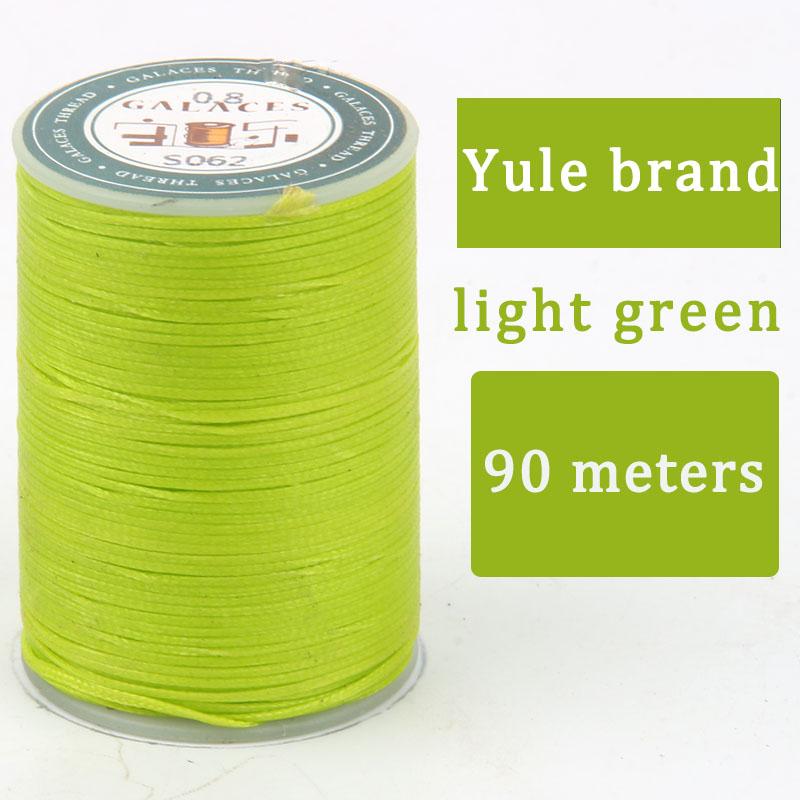 DIY Hand Sewn Leather Goods Wax Thread 0.8mm Hand Sewn Flat Wax Thread Leather Foreskin Leather Hand Sewn Thread