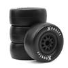12mm Hex Remote Control Wheels and Tires Rubber 4pcs 1/10 Tires Replacement for Trax4  Slash Arma