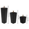 4 Stück/Set Massivholzmöbelfüße Sofa Schränke Betten Bein Quadratische Beine für Sofa Tisch Heimzubehör 60/100/150mm