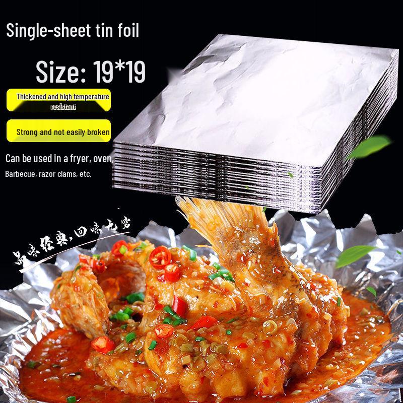 Thickened Tin Foil Baking Paper for Oven, Air Fryer, and BBQ