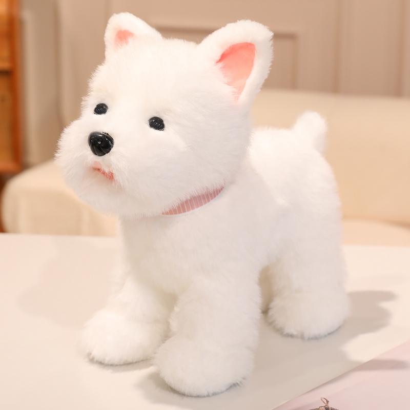 

Hot Sales Lovely Schnauzer Dog Plush Toy Soft Simulation Stuffed Animal Toys for Boys Cute Photo Props Girls Birthday Gift 30cm 30cm