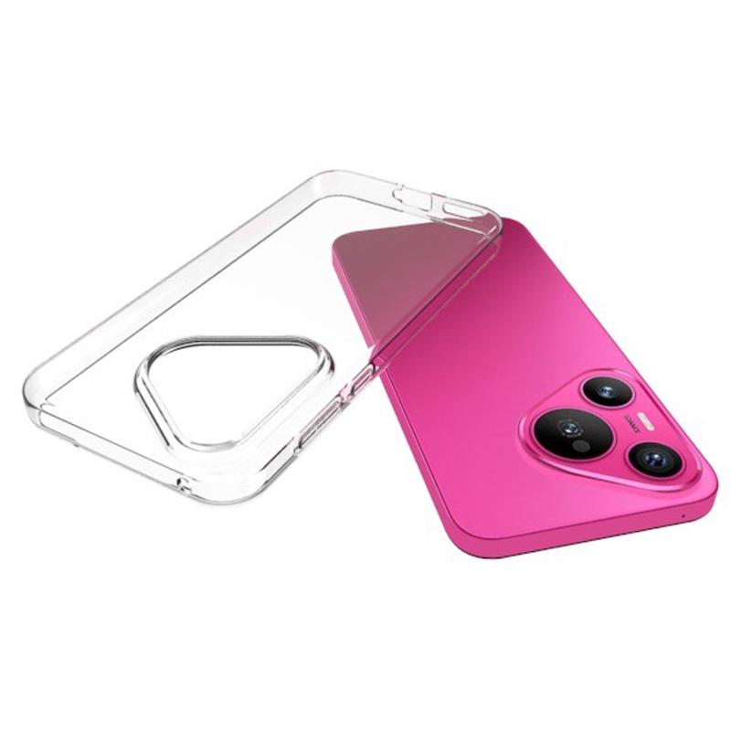 For Huawei Pura 70 TPU Back Case Ultra Thin Transparent Phone Cover with Big Lens Hole