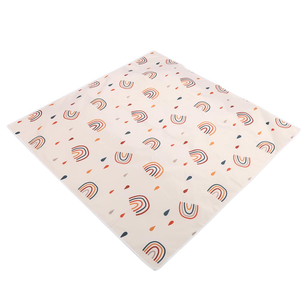 Baby Dining Chair Mat Waterproof Under High Chair Floor Protector AntiSlip Play Mat(110 X 110CM