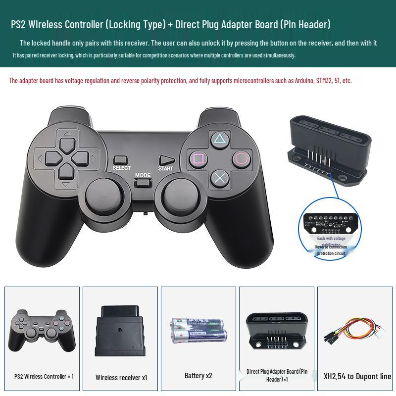 Songjia 2.4G Wireless PS2 Controller for Arduino Car Robots