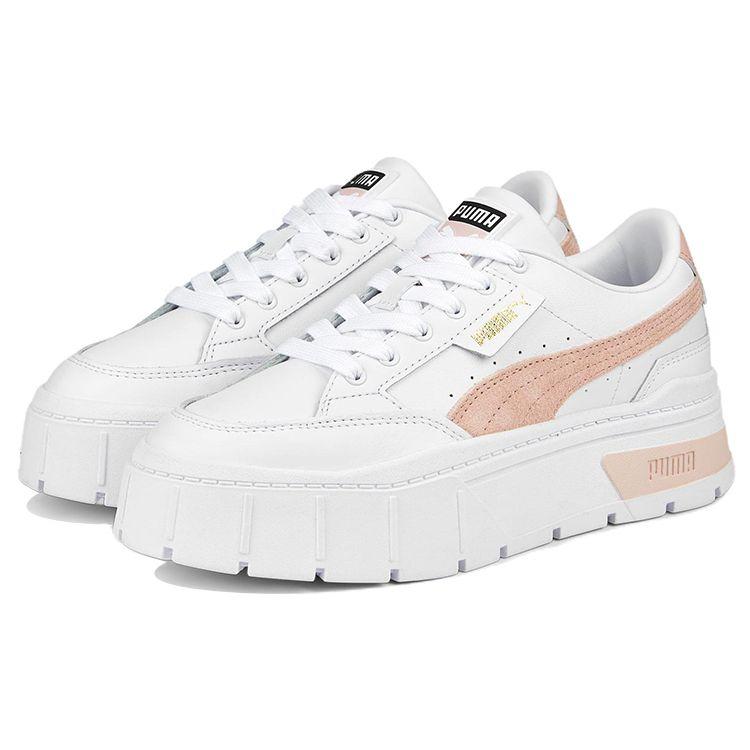 Puma Mayze Stack White Rose Quartz Women Sneakers 384363-02