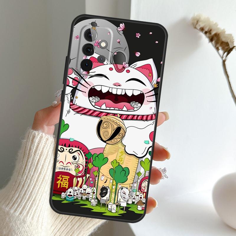 

Maneki Neko Lucky Money Cat Case For Samsung Galaxy A55 A15 A35 A56 A06 A16 A26 A36 A32 A52 A13 A33 A53 A14 A34 A54 A17 Samsung A17