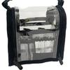 Viewable PVC Cosmetic Bag For Lip Products And Glosses Featuring Multiple Sections Simple To Transport