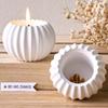 Stripes Candle Jar Silicone Mold DIY Home Decor Candlestick Crafts Making Plaster Resin Flowerpot Storage Box Casting Molds