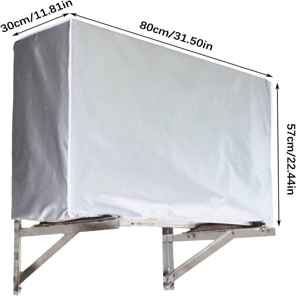 Cross-Border Outdoor Air Conditioner Cover: Wall-Mount Deflector, Cold Air, Sun Protection, Rainproof, Dustproof.