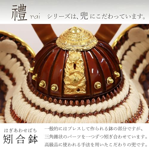 May Day Doll Helmet Display Case, Acrylic Display Case, Rai Design, Bronze, 28cm W x 22cm D x 26cm H, Panorama Case SP24509C