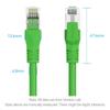 Vention Cat6A Toplu Ethernet Kablosu 10 Gbps SFTP Cat 6A Yama Kablosu ADSL PLC Servo Motor Ethernet Swicth PC RJ45 Ağ Kablosu