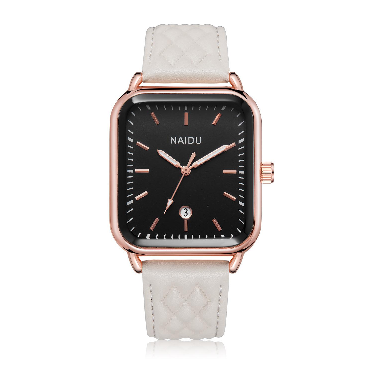 

Rectangular Calendar Boys And Girls Watch Strap Fashion Student Three-Dimensional Pattern Strap Forest Boys Middle School Student Quartz Watch