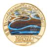 Top 10 River Commemorative Coins, Metal Badges, Collectible Gifts, Commemorative Badge Gift Boxes, Graduation Gifts