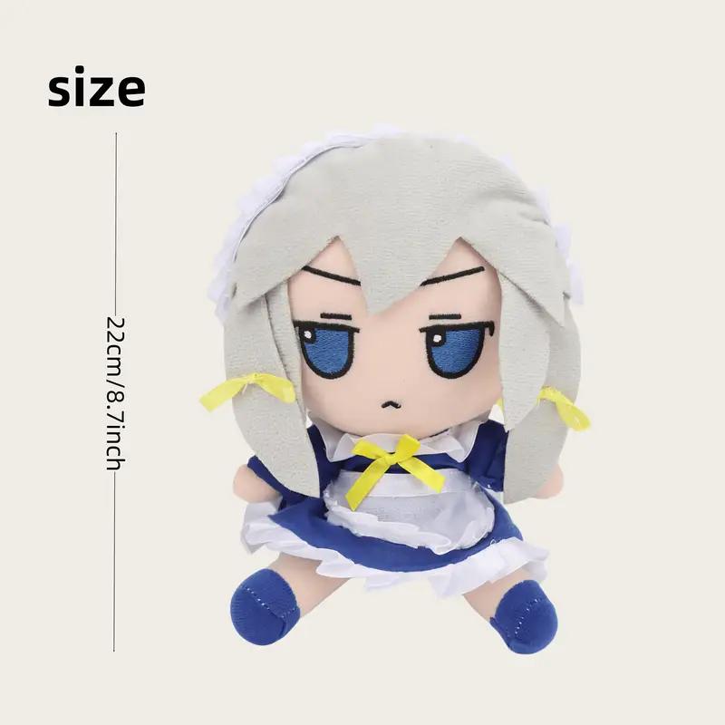 

20cm Touhou Project Lovely Plush In Stock fumo×fumo TouHou Project Basic Izayoi Sakuya Doll Anime Peripheral Plush Toys Kid Gift 20cm