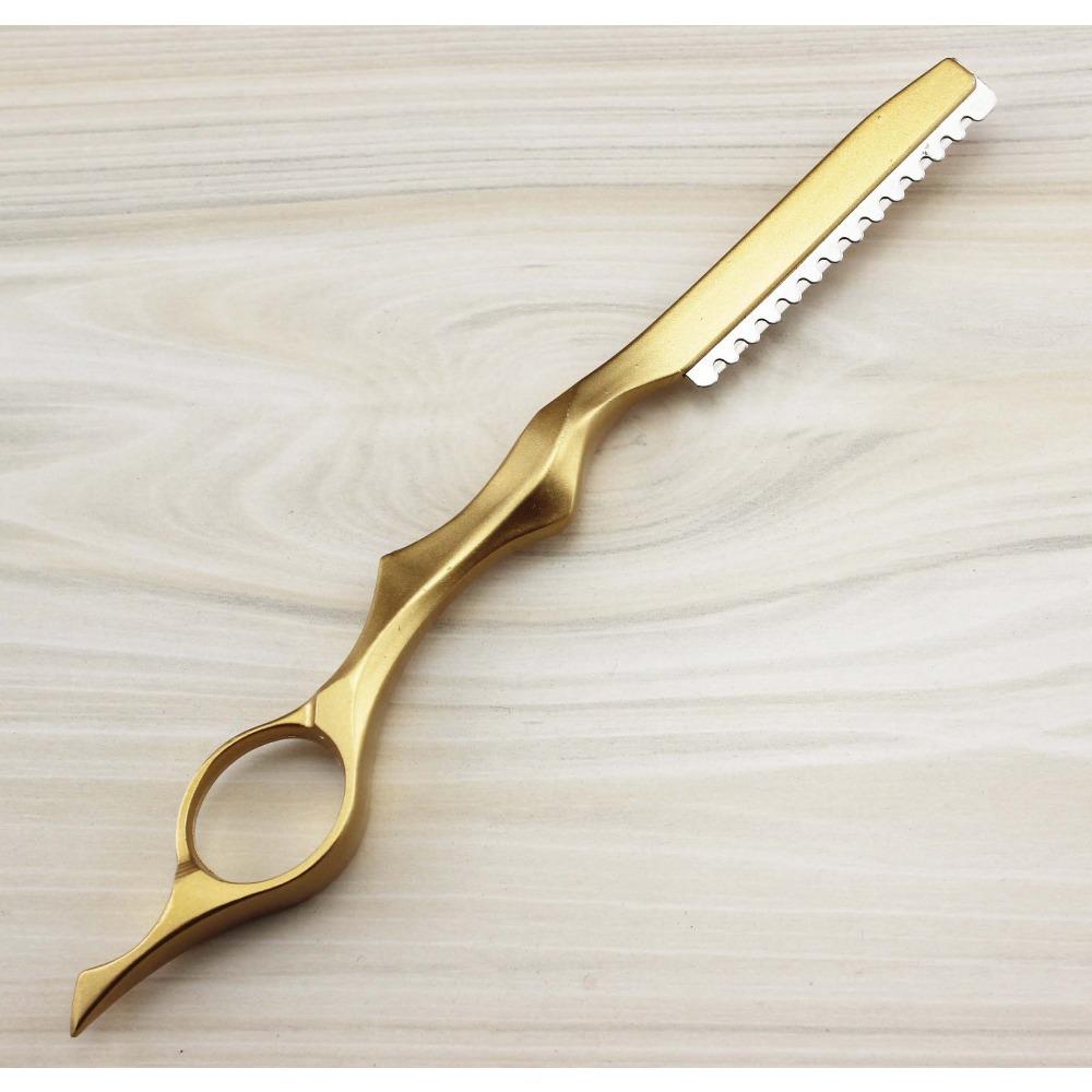 Farge bakelakk hårtynnerkniv barberkniv flerfarget valgfritt svart gull blå