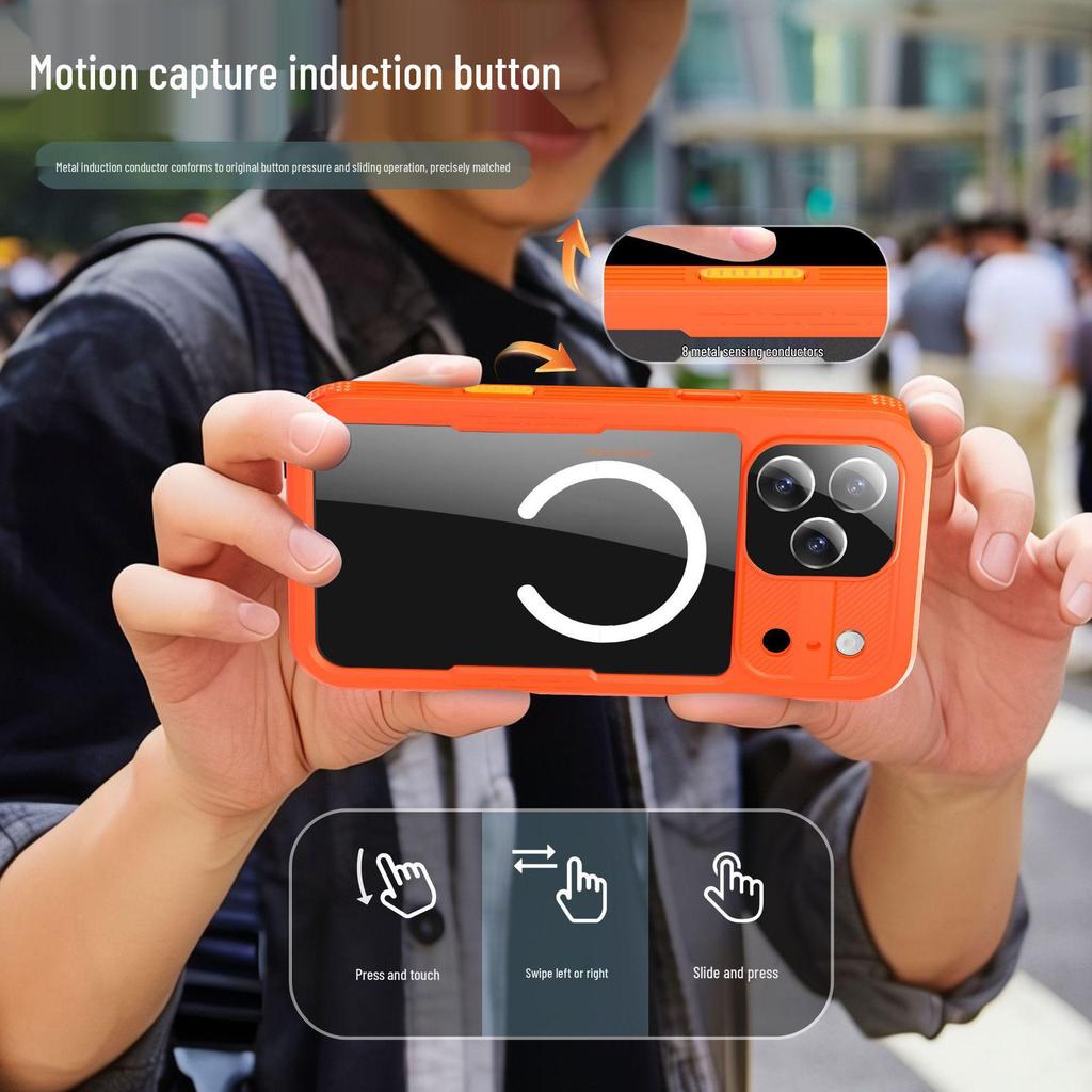 Impact Apple iPhone 17 ProMax Wasserdichte Magnetische Hülle - Rote Paprika