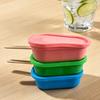 Ice Cube Mold Easy Demould Food Grade Silicone Popsicle Tray with Leak-Proof Lid Odor-Free Safe DIY Freezing Tray