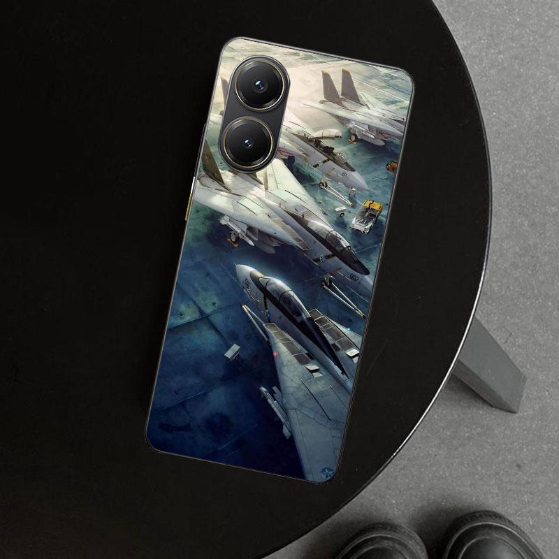 Aircraft Airplane Cool Phone Case Cover for Xiaomi Poco X6 X5 X7 Pro F7 Ultra Redmi 15C 15 13C 13 12C 12 10C 10 10A 9C 9A 9T 9 C