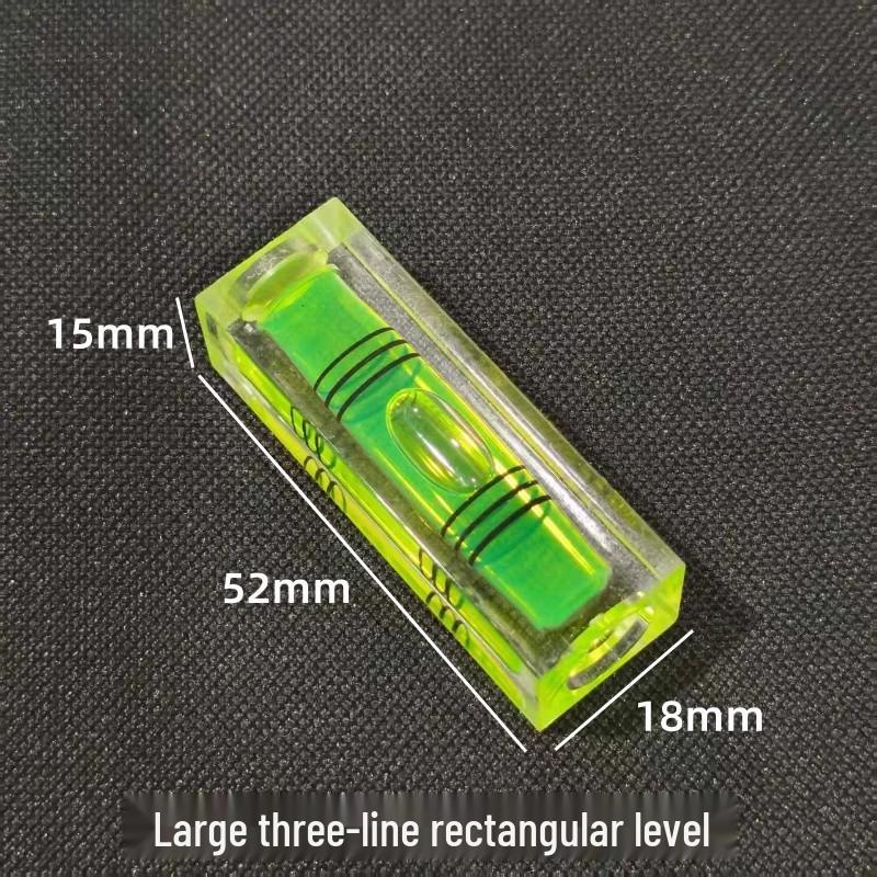 Mini poziomica bezramkowa do ram na zdjęcia - Kwadratowa, pozioma bańka, 1000 sztuk, Darmowa dostawa