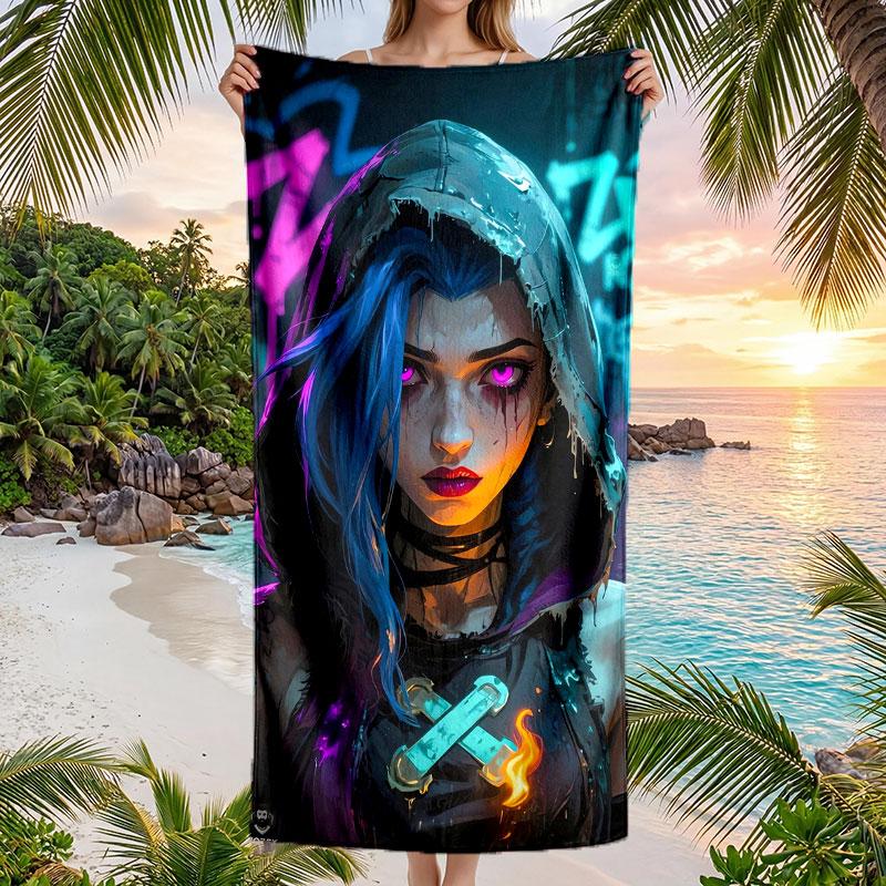 Large Beach Towel Quick Dry Absorbent Towel For Beach IndoorArcane