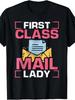 NEW Women'S Postal Worker First Class Mail T-Shirt for World Post Day S 3XL [S
