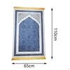 Classic Islamic Praying Mat Polyester Embroidered Wedding Decor Rectangular Velvet Prayer Rug for