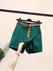 Women's High-Waisted Autumn Workwear Skirt Shorts: European Style, Slimming, Wide-Leg, Casual Hot Pants.