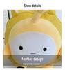 Egg Party Cute Cartoon Kids' Canvas Backpack, Large Plush Handbag & School Bag