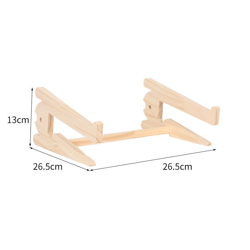 Wooden Laptop Riser and Desk Storage Stand