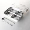 Sealed Insulation Lunch Box Stainless Steel Food Storage Crisper Lunch Container  Tableware