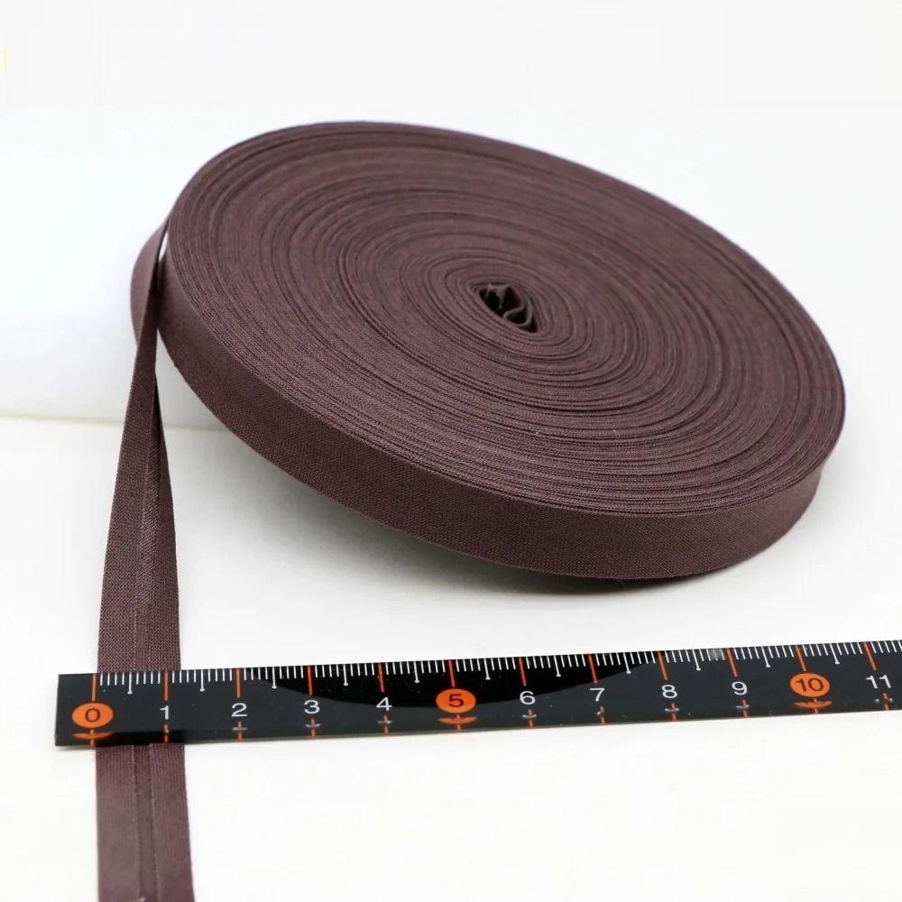 12mm(1/2") Narrow Ironed Single Folded Cotton Solid Color Bias Binding Tape Diy Ribbon Garment Quilt Craft Sewing Accessories