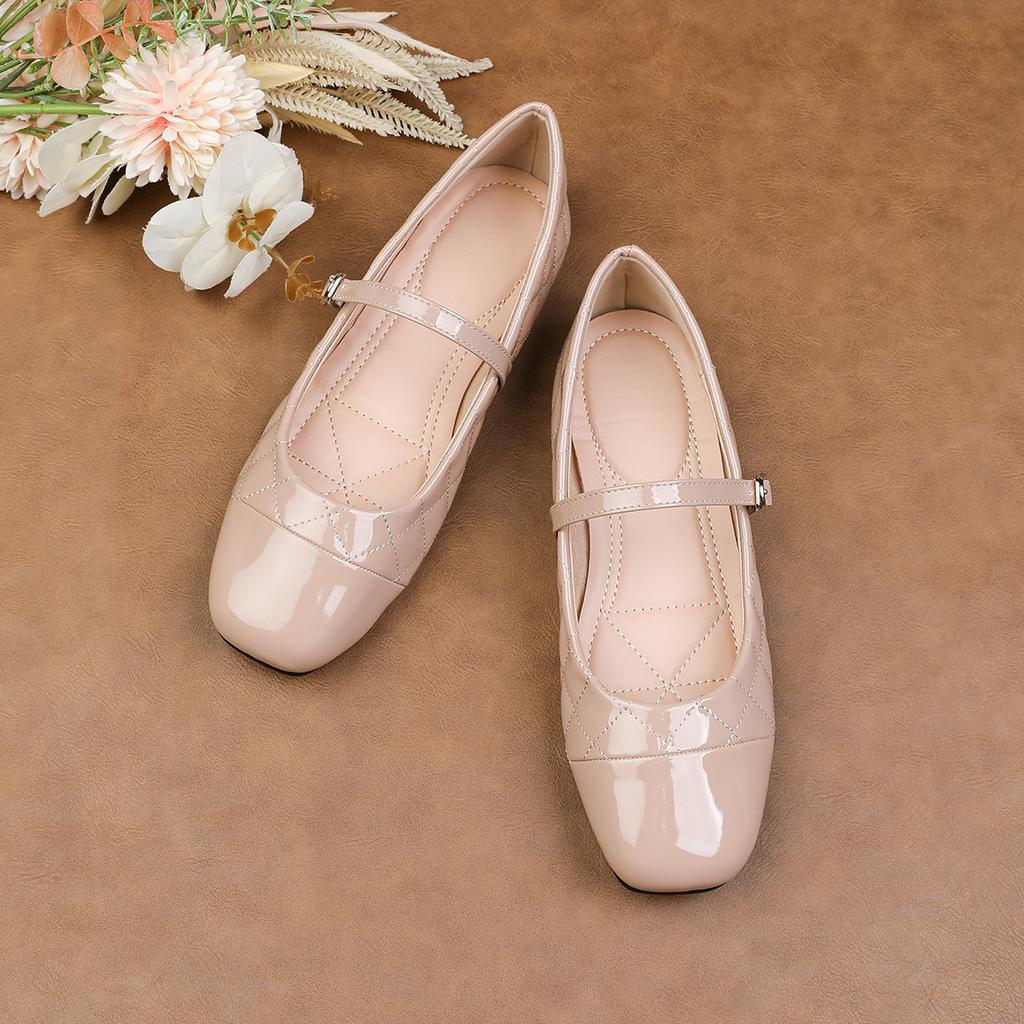 Fashion Flat Shoes for Women 2025 Spring and Autumn Mary Jane Shallow Mouth Plus Size Women's Shoes Ladies 42 43 44  Loafers Women
