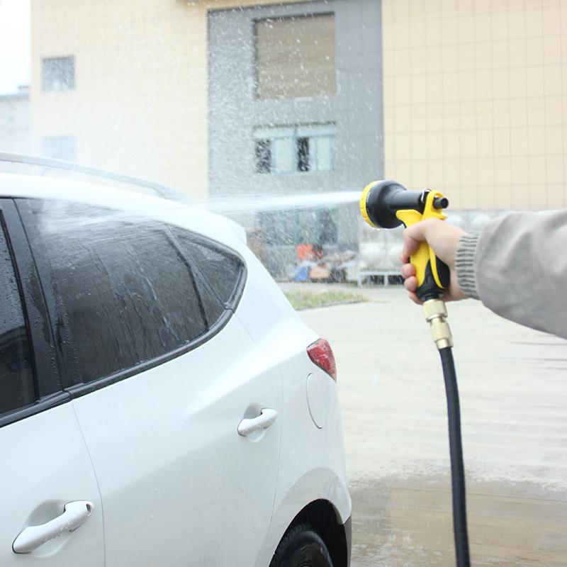 High-Pressure Explosion-Proof Retractable Garden Hose with Watering Nozzle