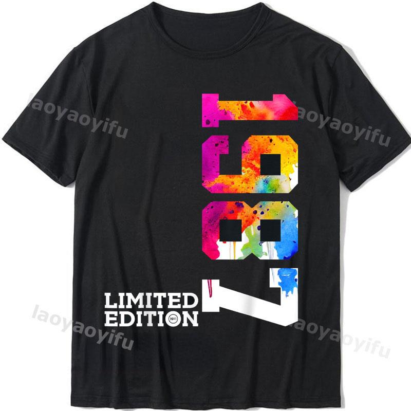 2024 Unisex Summer Tops Tshirt Vintage 1987 Classics Tshire Streetwear Printed Tshirt Top Retro Style Tshirt