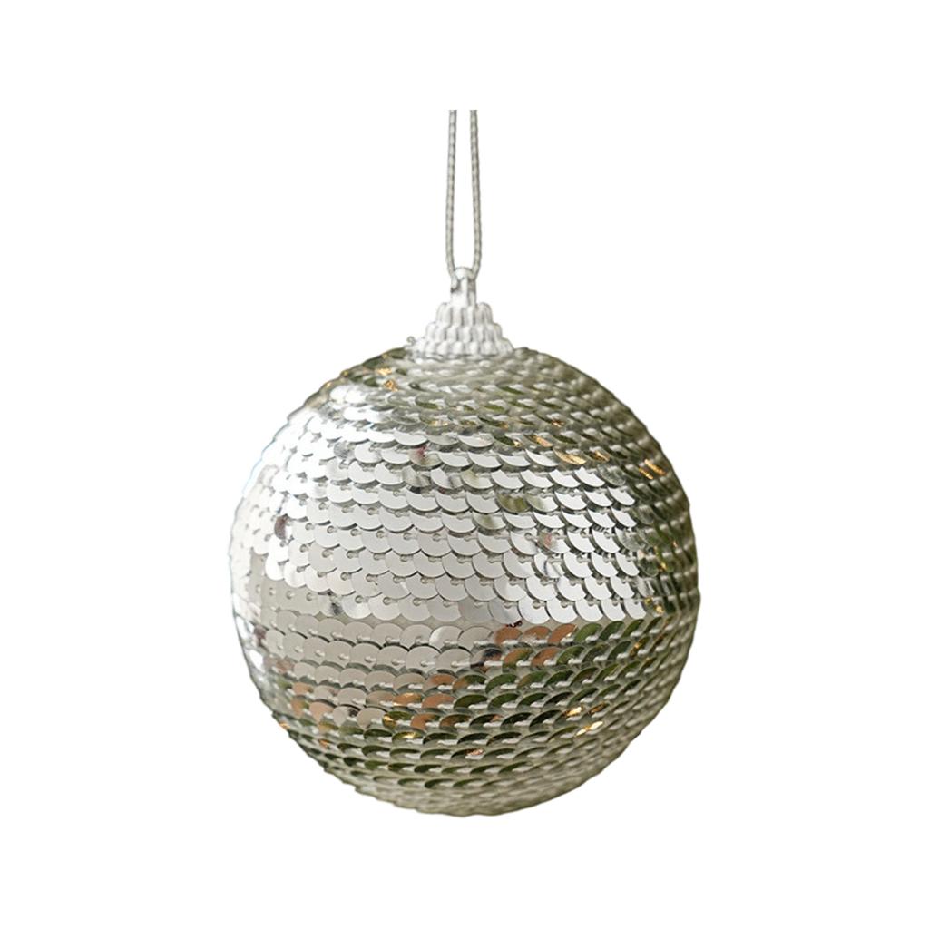 Christmas Hanging Ornaments with Foam Balls Stars Shapes Sequins Beads and Gift Box for Holiday Tree Decorations