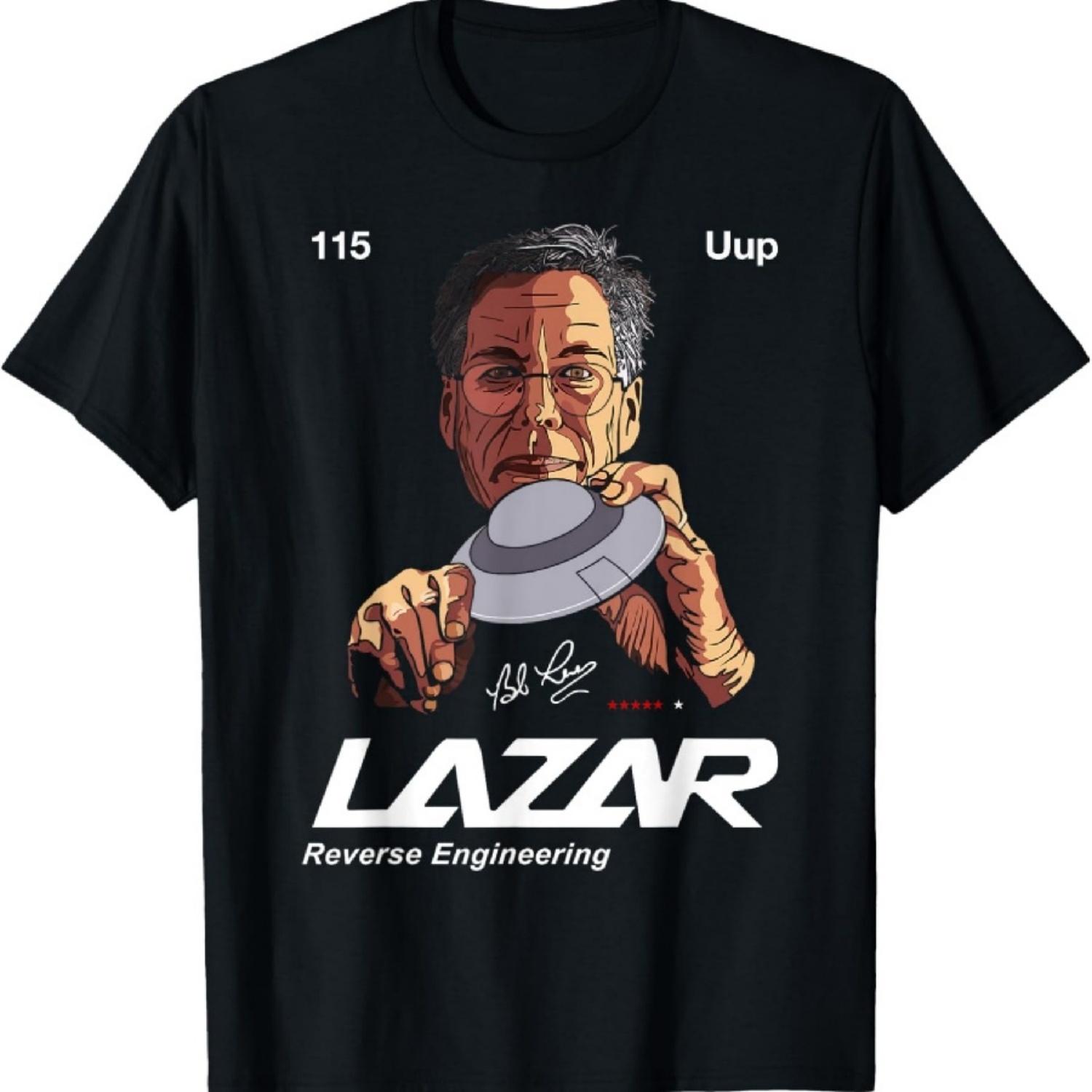 Area 51 Reverse Engineering T-Shirt, Unisex-Adult, Black, Small, Short Sleeve, Classic Fit, Cotton 100% S