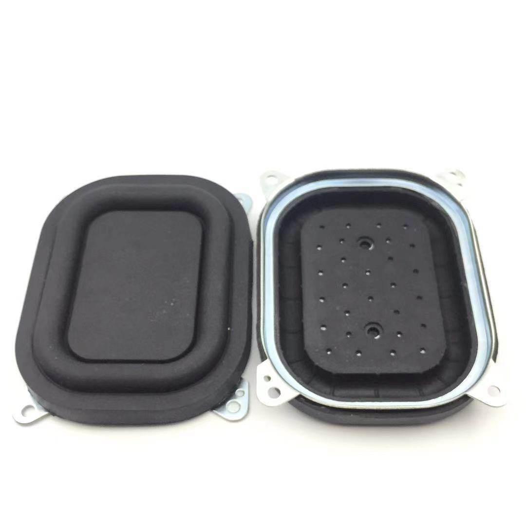 2-Inch Dual Diaphragm Subwoofer, 15W 4 Ohm Passive Speaker for Outdoor and Electric Vehicle Use Black - Single Unit