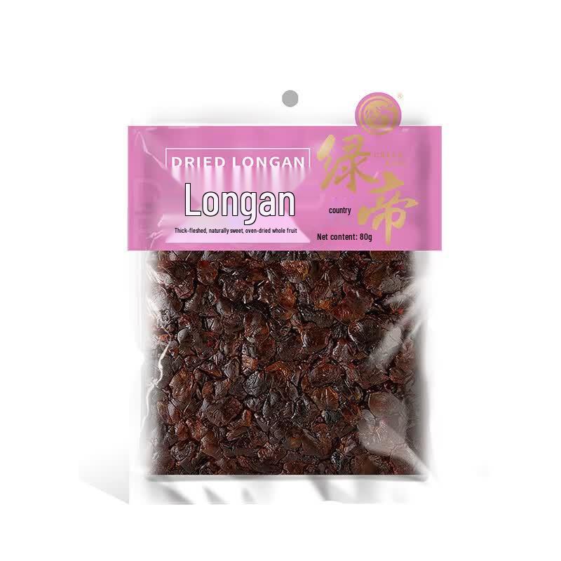 Green King Dried Longan Pulp 3 x 80g