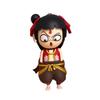 Nezha Face-Changing Keychain: Conquer the Dragon King, Ao Bing Press-to-Change Doll Pendant