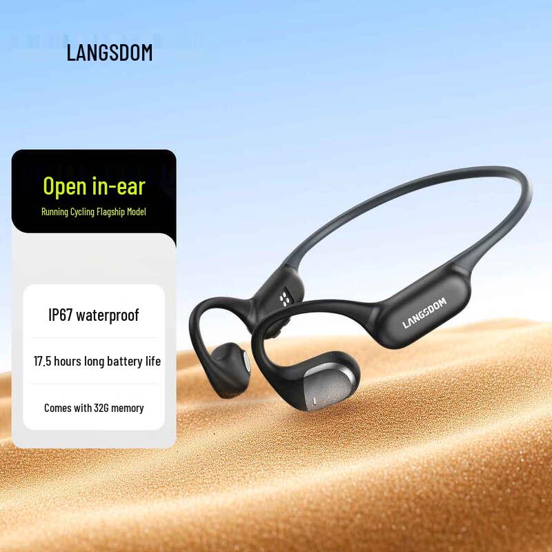 

Lansdon AirWave Pro Open-ear Bone Conduction Headphones