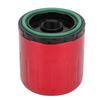 High Flow Oil Filter M20x1.5 Thread with Magnet Washable Reusable Replacement for Honda Red