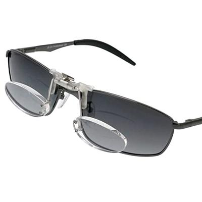 Zealot MF2201F20 Magnifying Glass, Fits Over Glasses, Flip-Up Magnifying Glass, for Fishing and Reading, Blue Light Blocking, UV Protection, 2.0x Magn