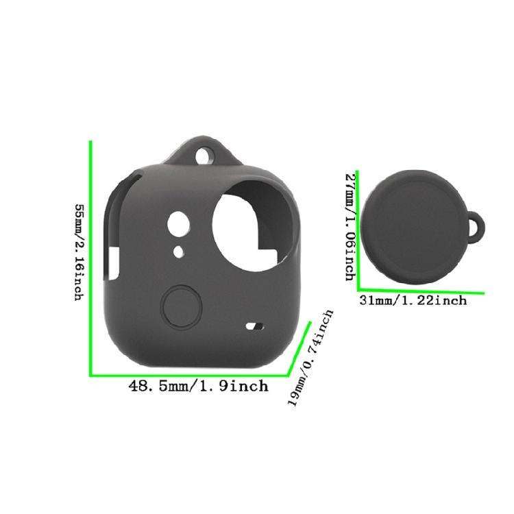 Lightweight Anti Slip Silicone Thumb Cover For Mini Action Cameras Elastic Protective Sleeve Sweat Resistant Material