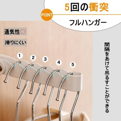 Slim Folding Door Hanger [Perfect for Storage and Drying] Breathable, Non-Slip Cushioned Hooks, Scratch-Resistant, 6kg Weight Capacity, Indoor/Office