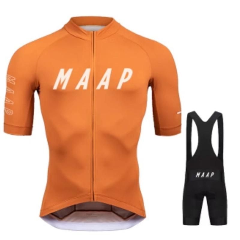 2026 Cycling Suit Set Quick Dry Short Sleeve Top Bib Shorts Mountain Road Bike Suit Breathable Summer Men